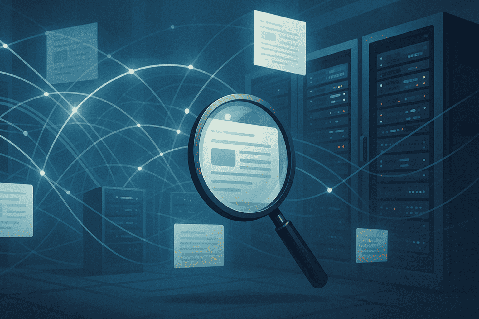 Image depicting concepts of search engine optimization and data mining, featuring graphs and digital analytics tools.